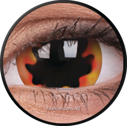 17mm Lens Blackhole Sun ColourVue Contact Lenses. Fashion Lens NZ.