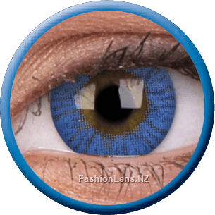 Basic Blue ColourVue Contact Lenses. Fashion Lens NZ.