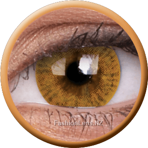 Basic Honey ColourVue Contact Lenses. Fashion Lens NZ.