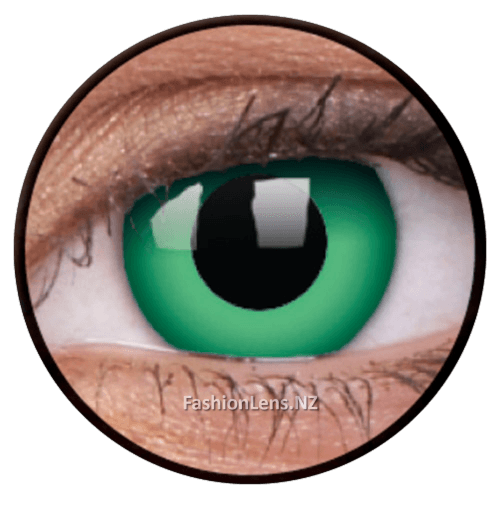 Crazy emeraldgreen ColourVue Contact Lenses. Fashion Lens NZ.