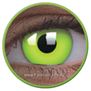 Glow UV Glow Green ColourVue Contact Lenses. Fashion Lens NZ.