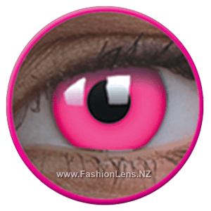 Glow UV Glow Pink ColourVue Contact Lenses. Fashion Lens NZ.