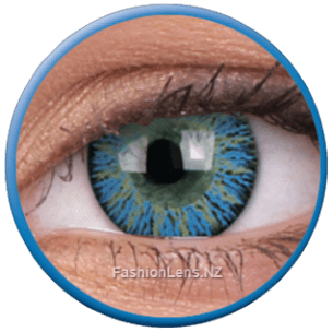 Glamour Aqua Coloured ColourVue Contact Lenses