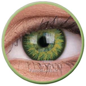 Glamour Green Coloured ColourVue Contact Lenses