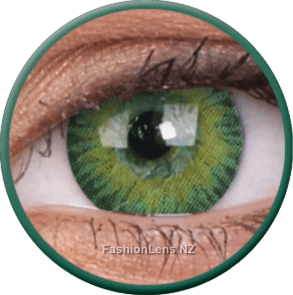 3 Tones Green ColourVue Contact Lenses. Fashion Lens NZ.