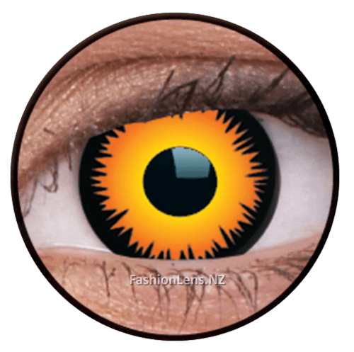 Orange Werewolf (one day) ColourVue Contact Lenses