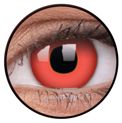 Crazy reddevil ColourVue Contact Lenses. Fashion Lens NZ.