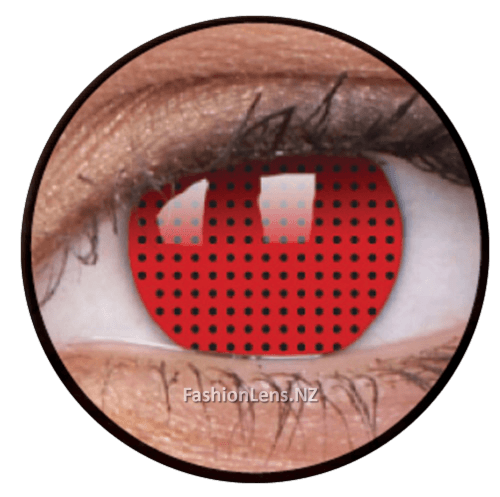 Crazy redscreen ColourVue Contact Lenses. Fashion Lens NZ.