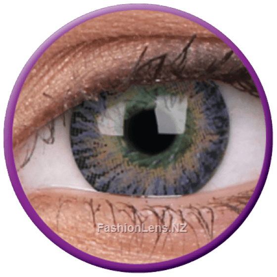 3 Tones Violet ColourVue Contact Lenses. Fashion Lens NZ.