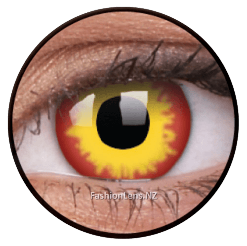 Crazy wildfire ColourVue Contact Lenses. Fashion Lens NZ.