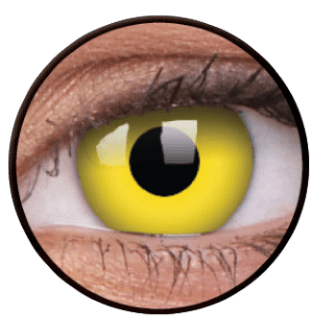 Crazy yellow ColourVue Contact Lenses. Fashion Lens NZ.